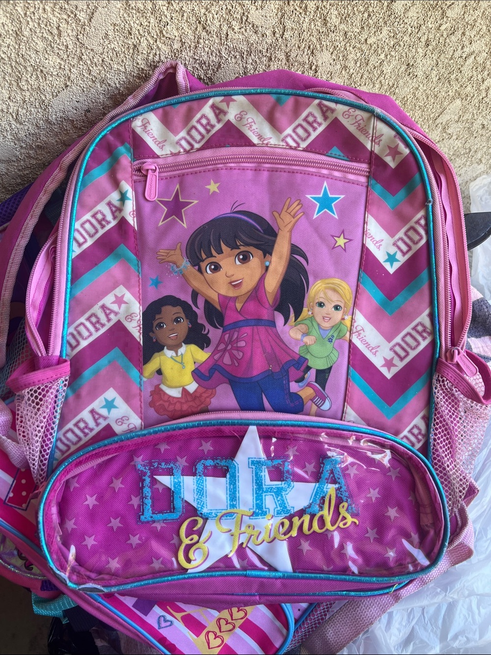 Nickelodeon Dora & Friends Pink Purple Kids Backpack - Picture 2 of 9